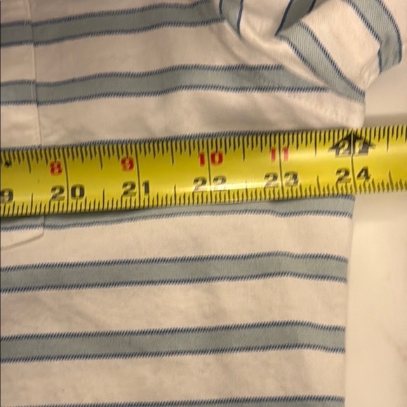 Quiksilver Blue & White 100% Cotton Button Down Shirt #207 - Picture 8 of 9